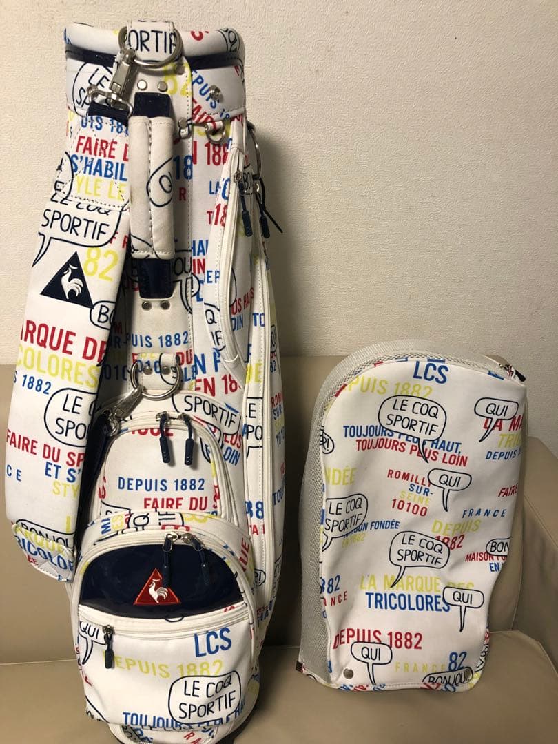 【送料込み】希少　廃盤品　ルコックスポルティフ　キャディバッグ　ゴルフバッグ