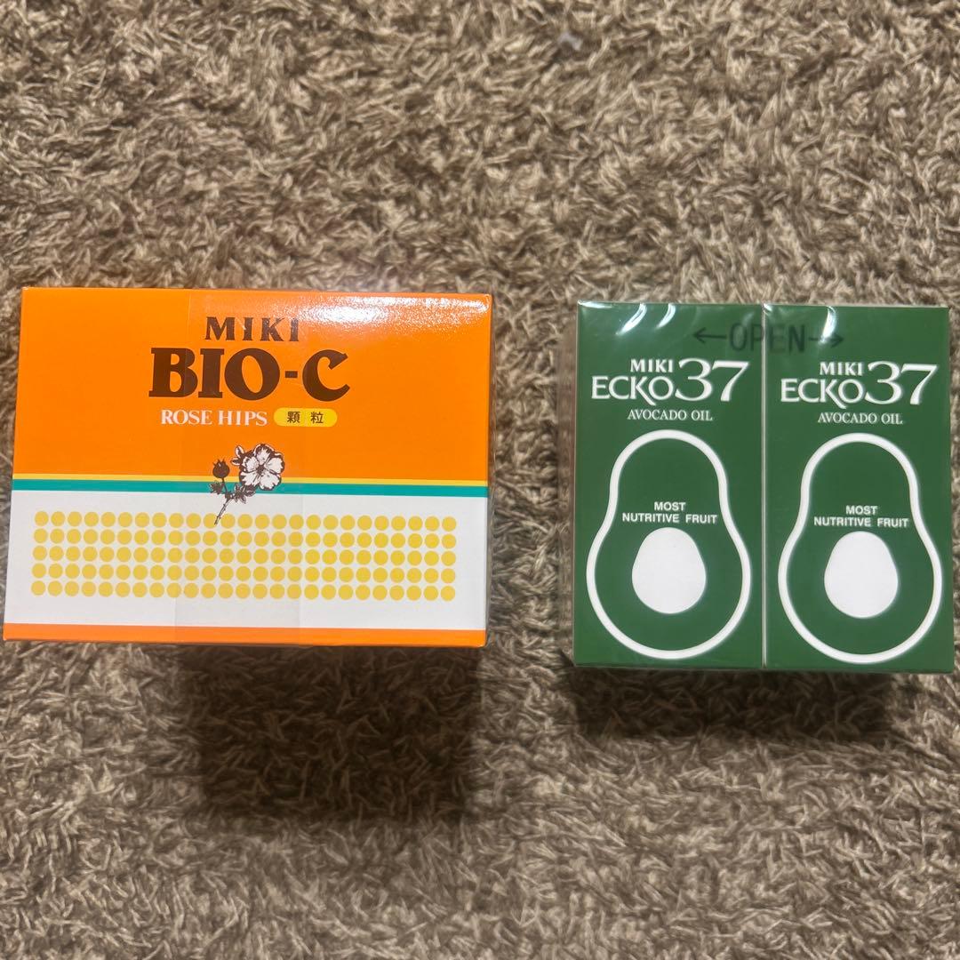 MIKI バイオCローズヒップ2箱&ECKO37 アボカドオイル2瓶
