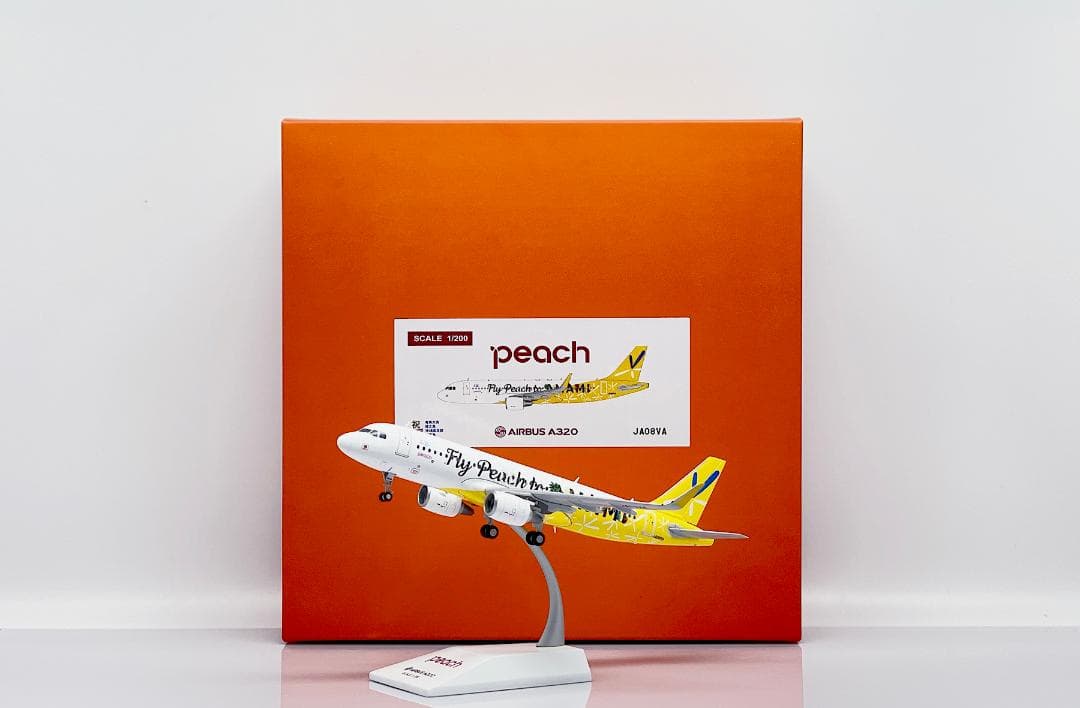 航空機・ヘリコプター Peach A320 JA08VA 1/200
