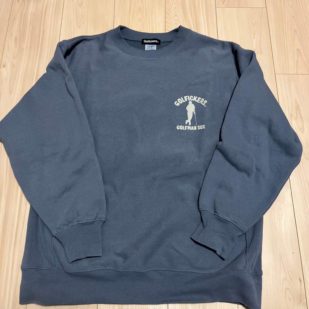 ゴルフィッカーズ ブルー系 スウェットXL golfickders