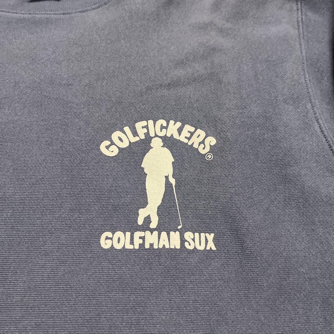 ゴルフィッカーズ ブルー系 スウェットXL golfickders
