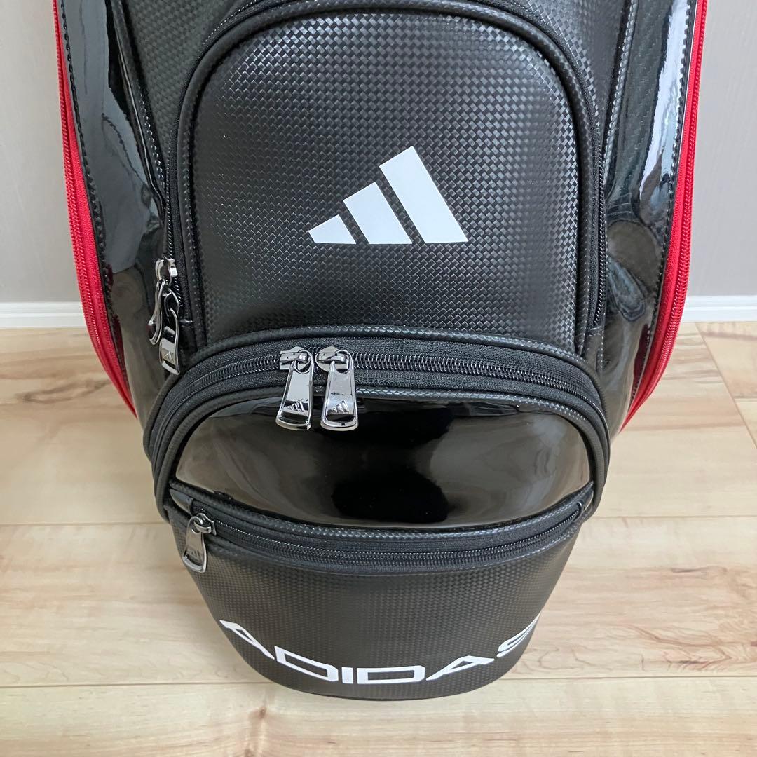 k0208 ADIDAS ゴルフ キャディバッグ ブラック