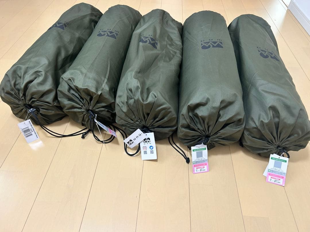 【3枚セット】WAQ キャンプマット 8cm 自動膨張式 連結 インフレータブル