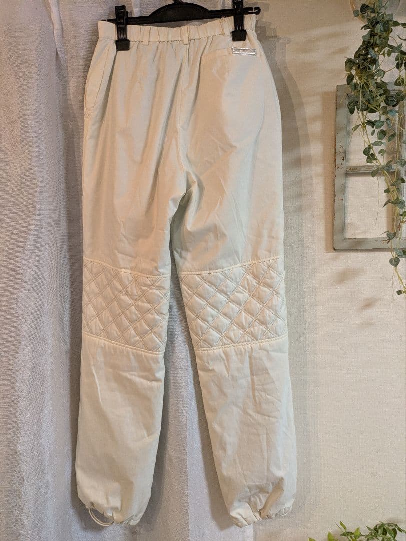 LANVIN SPORT 中綿キルティングパンツ 防寒ゴルフ　ランバンスポール