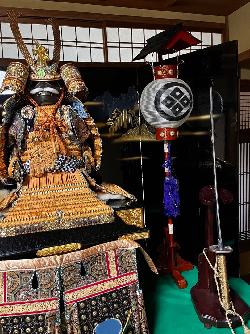 五月人形　大将人形　兜