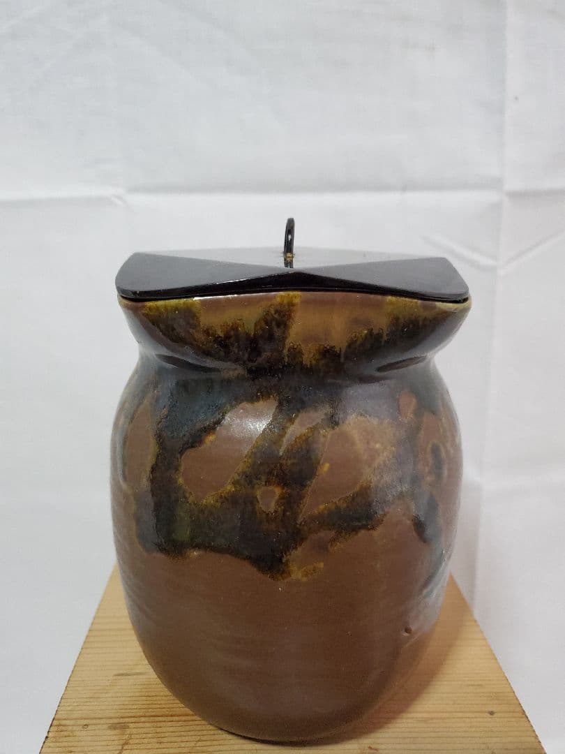 茶道具　高取焼時代ものの水指　骨董品、美術品