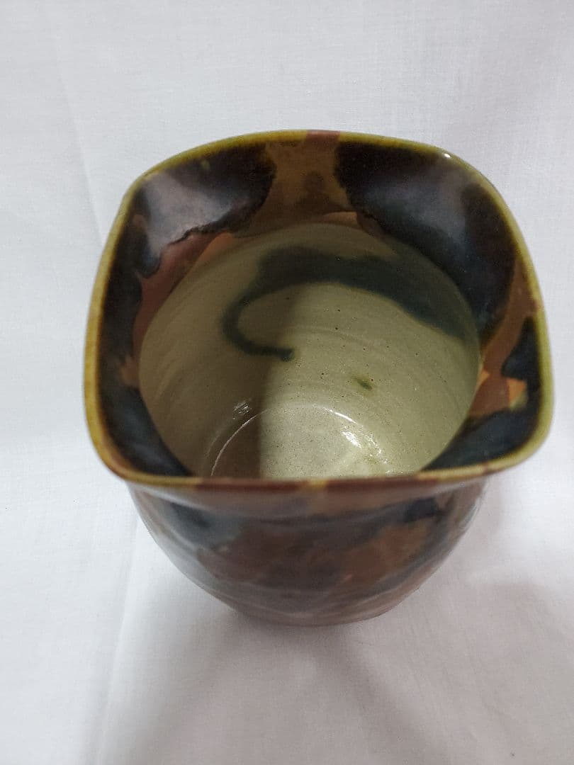 茶道具　高取焼時代ものの水指　骨董品、美術品