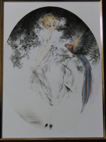 ルイ・イカール限定版・アールデコ/どちらが/版上サイン、希少な額装用画集より