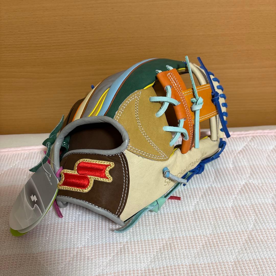 【1点モノ】SSK 端材グラブ軟式内野手用　Special make