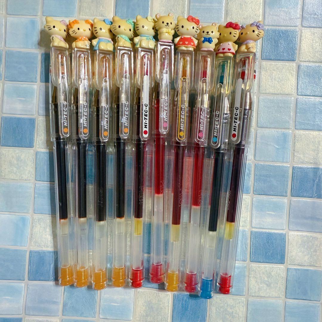 激レア 廃盤　PILOT サンリオ　マスコット付きボールペン　10本セット
