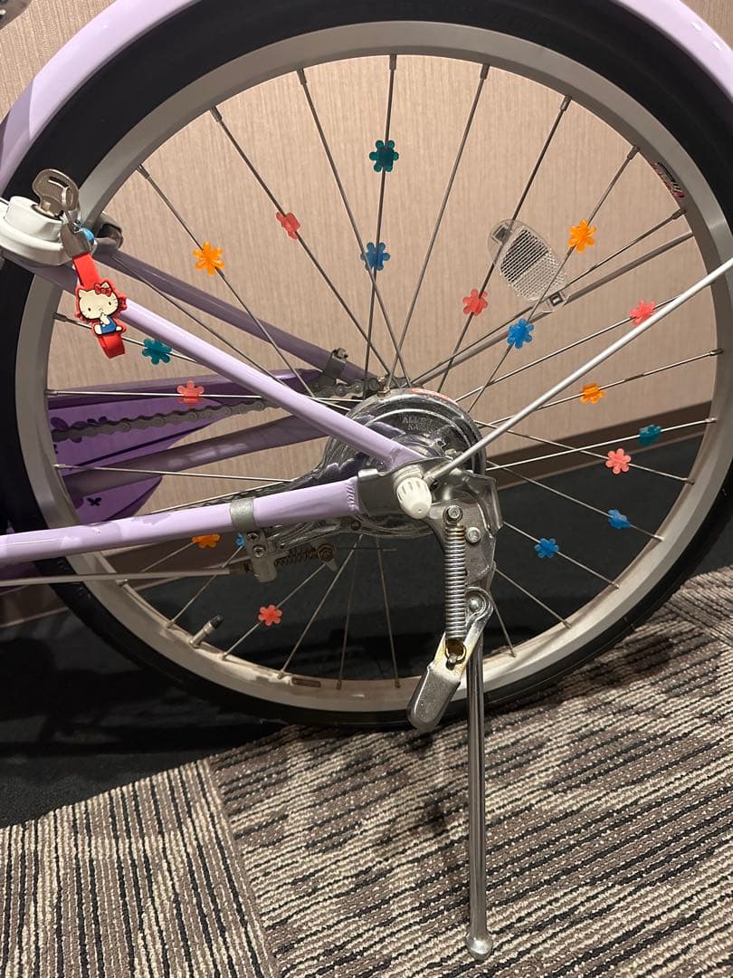 ブリジストン エコパル 薄紫 自転車 20インチ 女の子 直接の引き取り限定！！