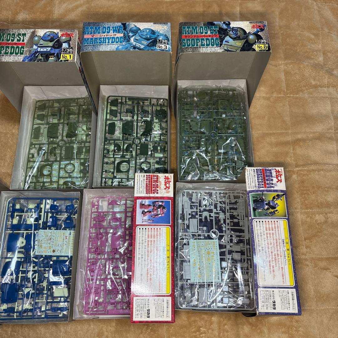 装甲騎兵ボトムズ　プラモデル 6種セット