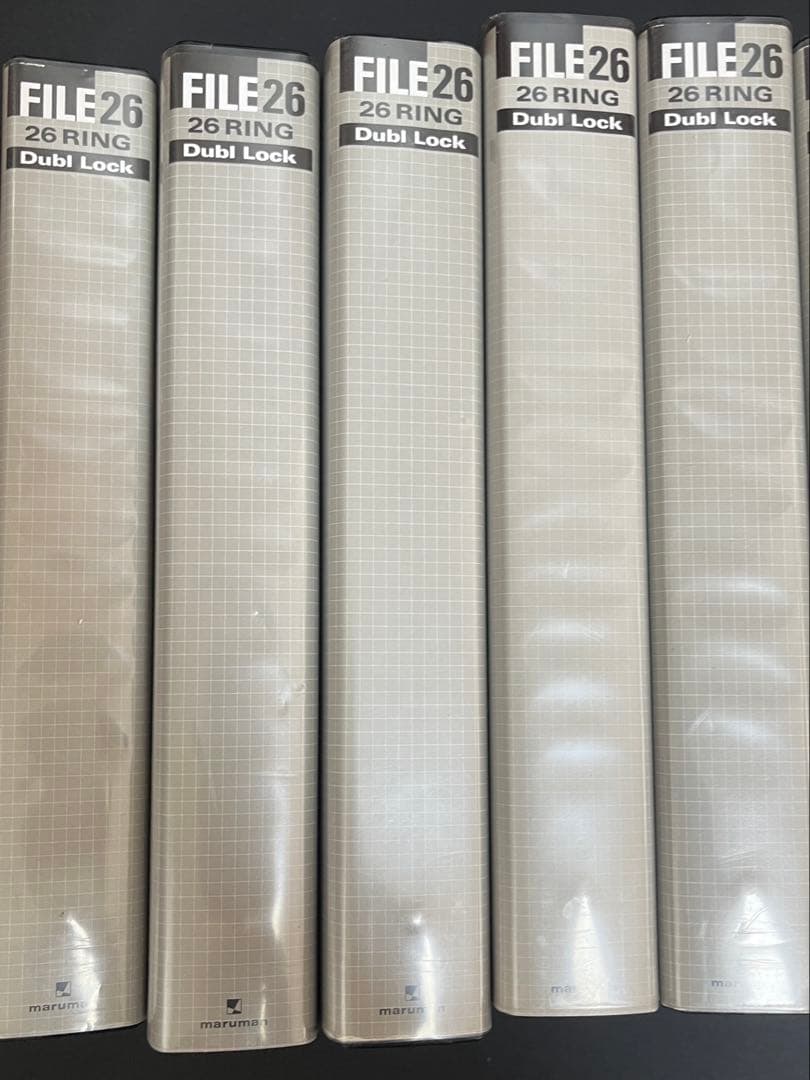 10冊分　F679R-05 ブラック　マルマン ダブルロックリングファイル