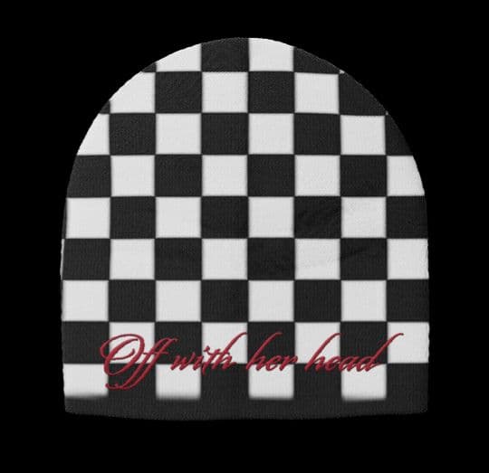 Lady Gaga 2026 The MAYHEM Ball 黒×白 ビーニー