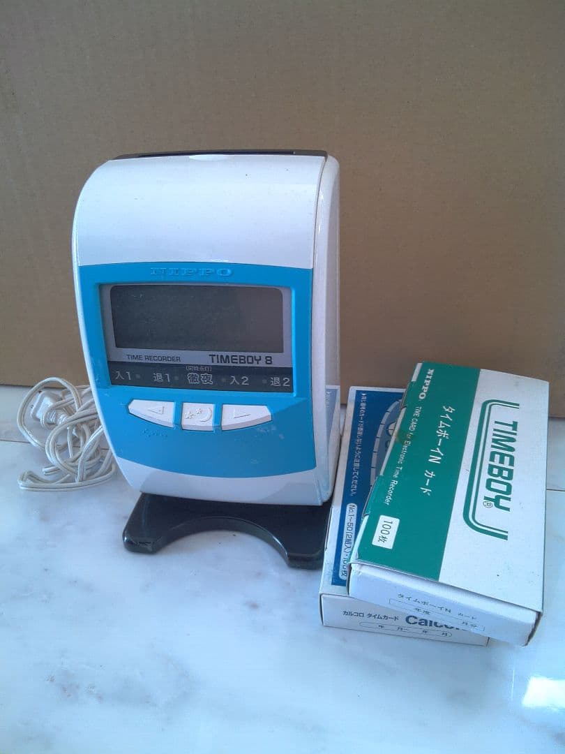 b13 NIPPO Timeboy タイムボーイ8 タイムレコーダー カード付