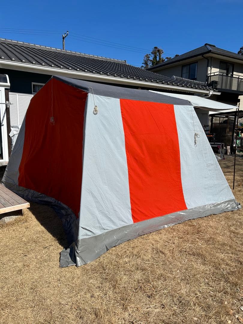 【マルシャル 】ビアリッツ5 ロッジテント ストライプ ヴィンテージ幕