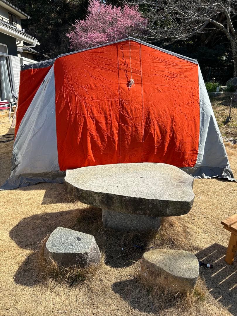 【マルシャル 】ビアリッツ5 ロッジテント ストライプ ヴィンテージ幕