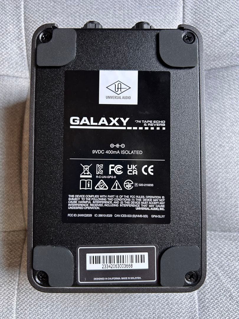 美品 UAFX GALAXY 74 TAPE ECHO & REVERB