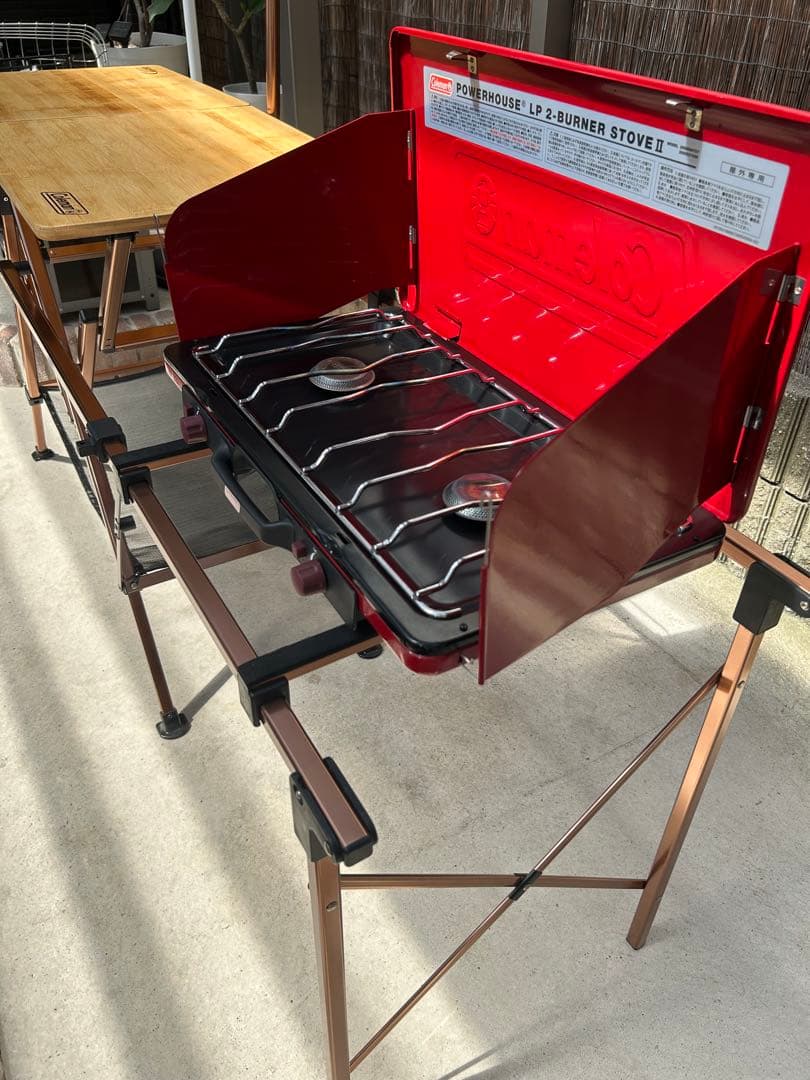 Coleman コールマン　コンフォートキッチンテーブル　ツーバーナーセット