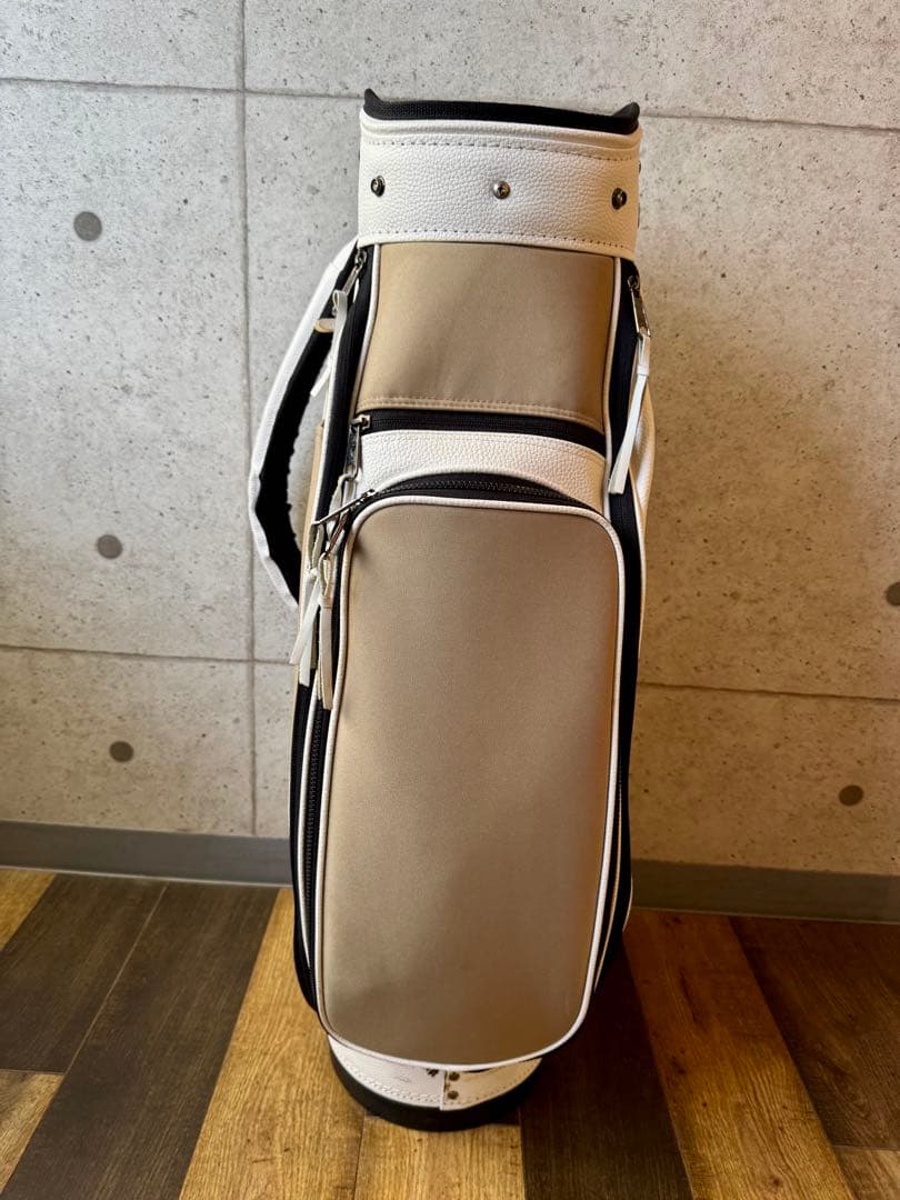 JONES RIDER キャディバッグ ホワイト・ベージュ