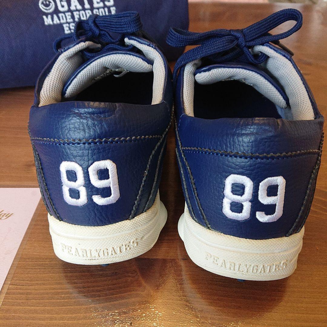 PEARLY GATES ネイビー ゴルフシューズ