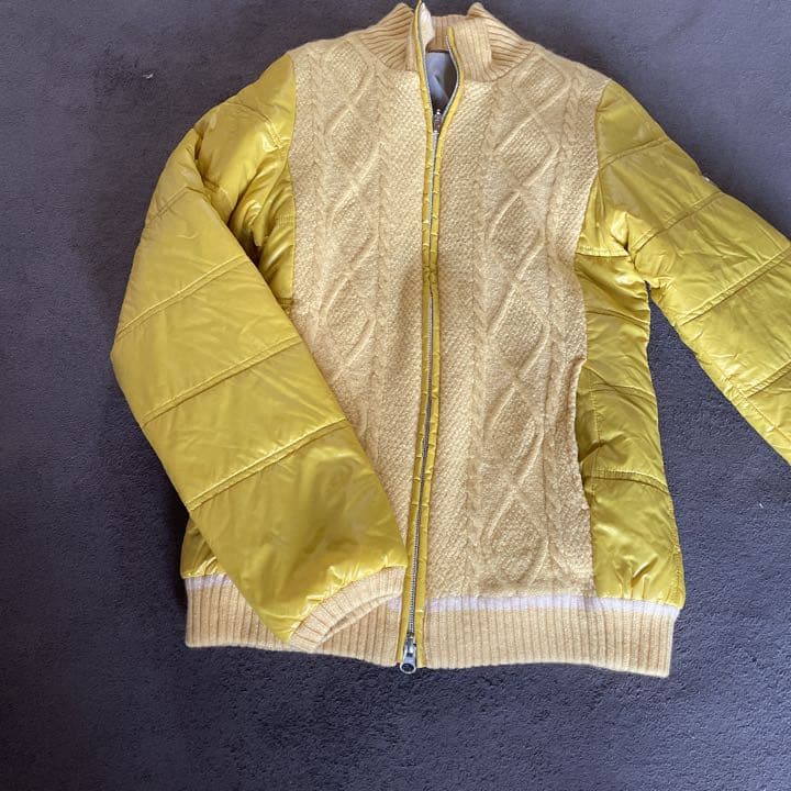 アダバット　イエロー　ニット　ナイロン　上下　セットアップ　スカート　ゴルフ