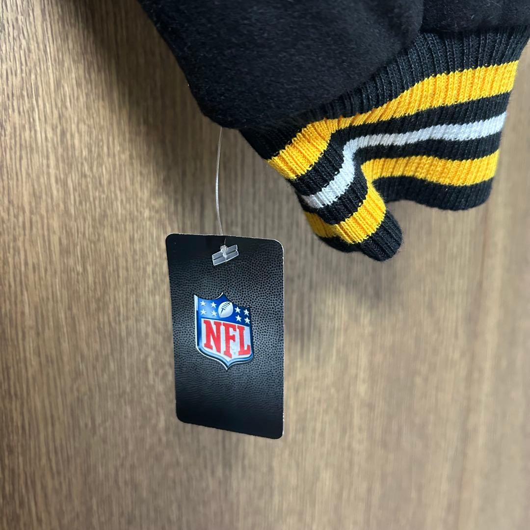 未使用新品 NFL ピッツバーグスティーラーズ リバーシブルスタジャン Sサイズ
