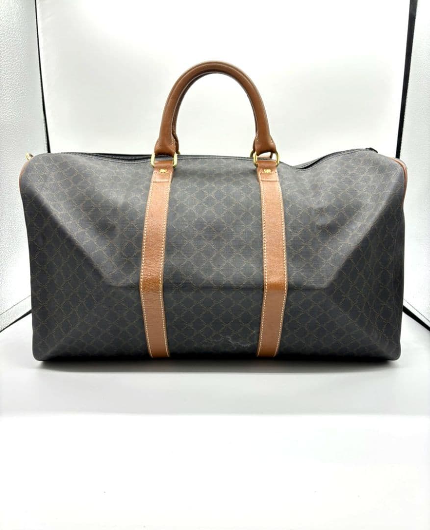 【美品】LONGCHAMP　ロンシャン　ボストンバッグ　トラベルバッグ　総柄