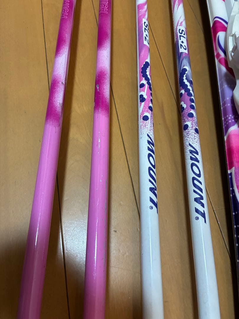 超美品スキーセット板137cm靴23.5か24cm 130〜152cmくらいの方