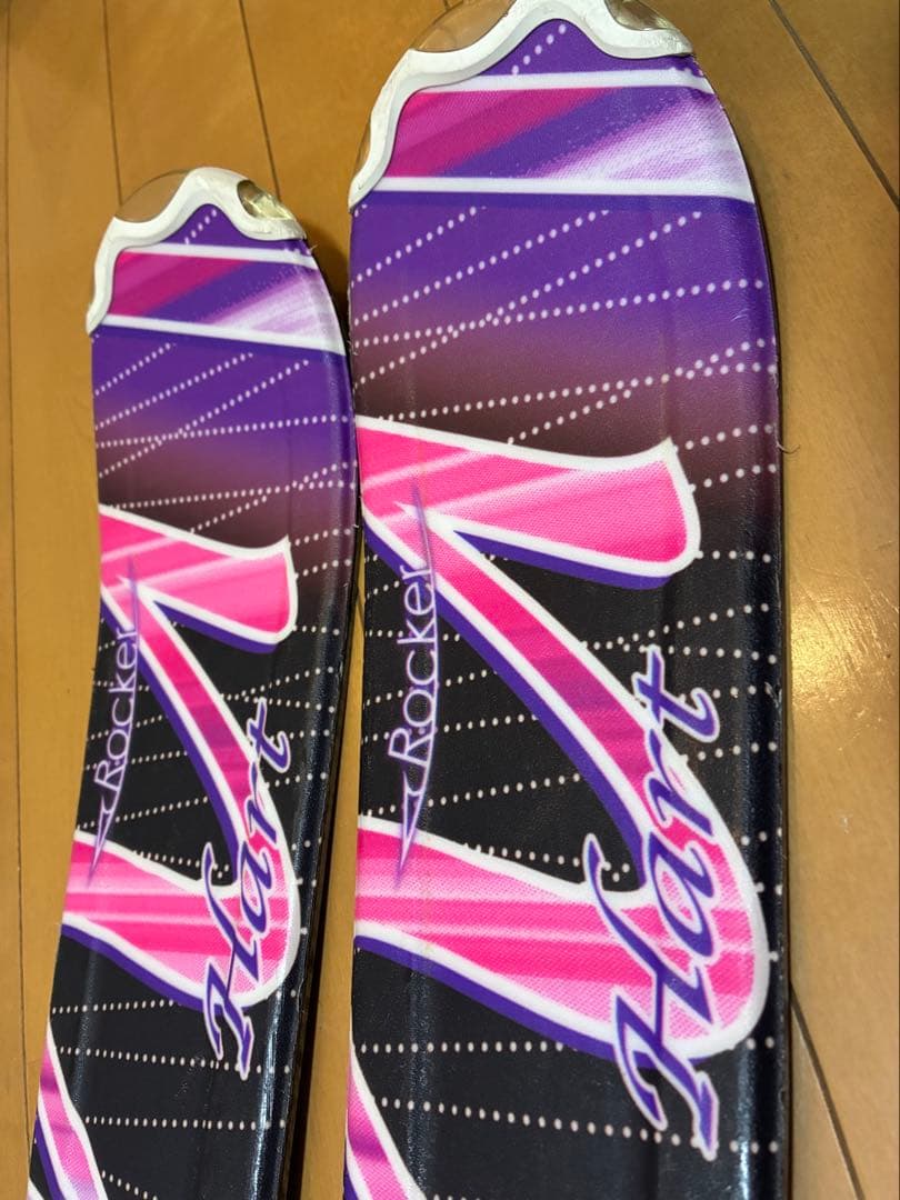 超美品スキーセット板137cm靴23.5か24cm 130〜152cmくらいの方