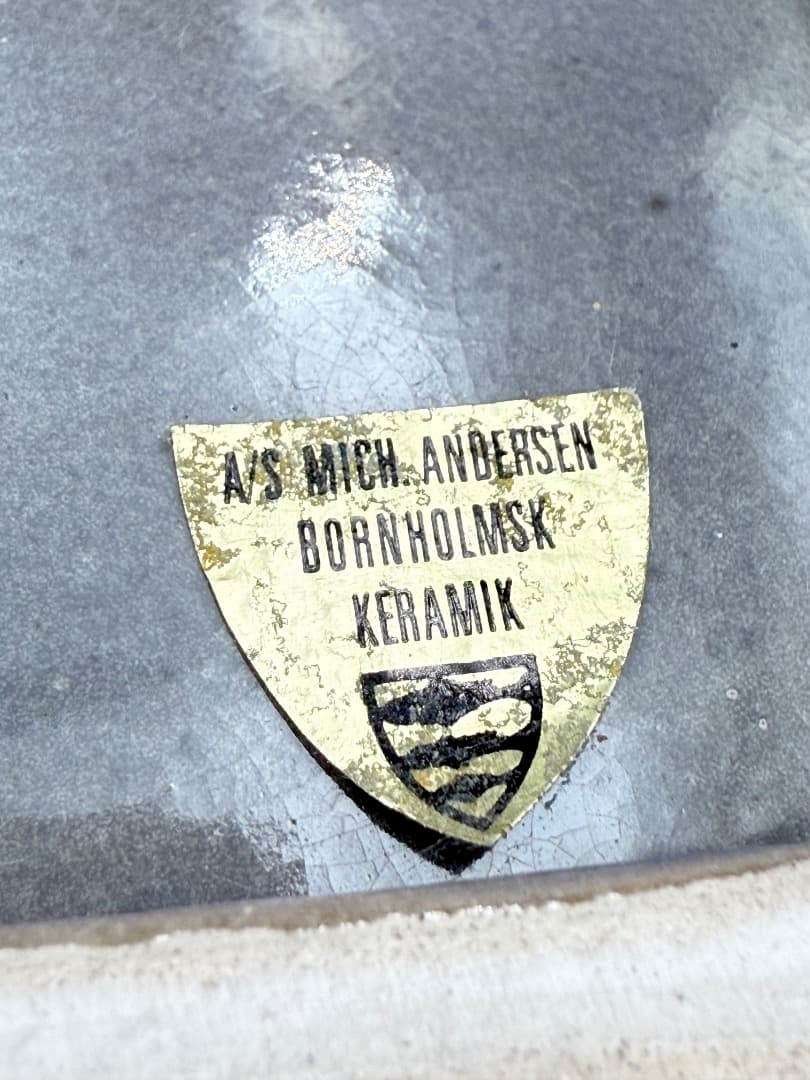 北欧アンティーク マイケルアンデルセン ブルーバード 壁掛け皿 1950年代