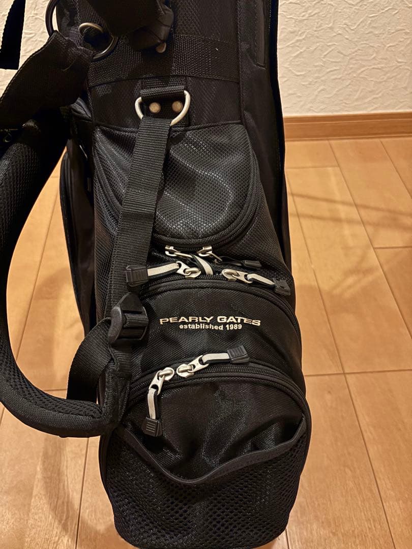 PEARLY GATES パーリーゲイツ スタンド式 キャディバッグ ブラック