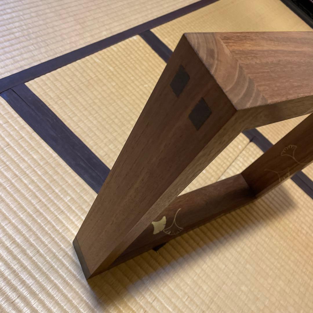 「淡々斎好」「銀杏蒔絵」『本桑炉縁』日展作家【福田 慶造】の作品です。茶道具