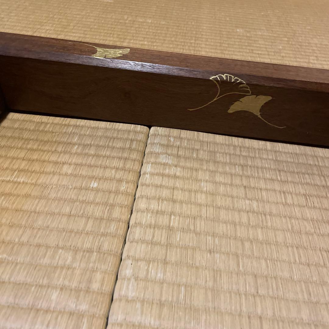 「淡々斎好」「銀杏蒔絵」『本桑炉縁』日展作家【福田 慶造】の作品です。茶道具