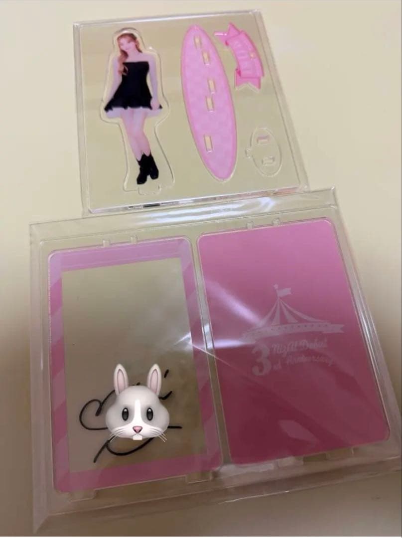 niziu サイン入り フォトカードスタンド ミイヒ