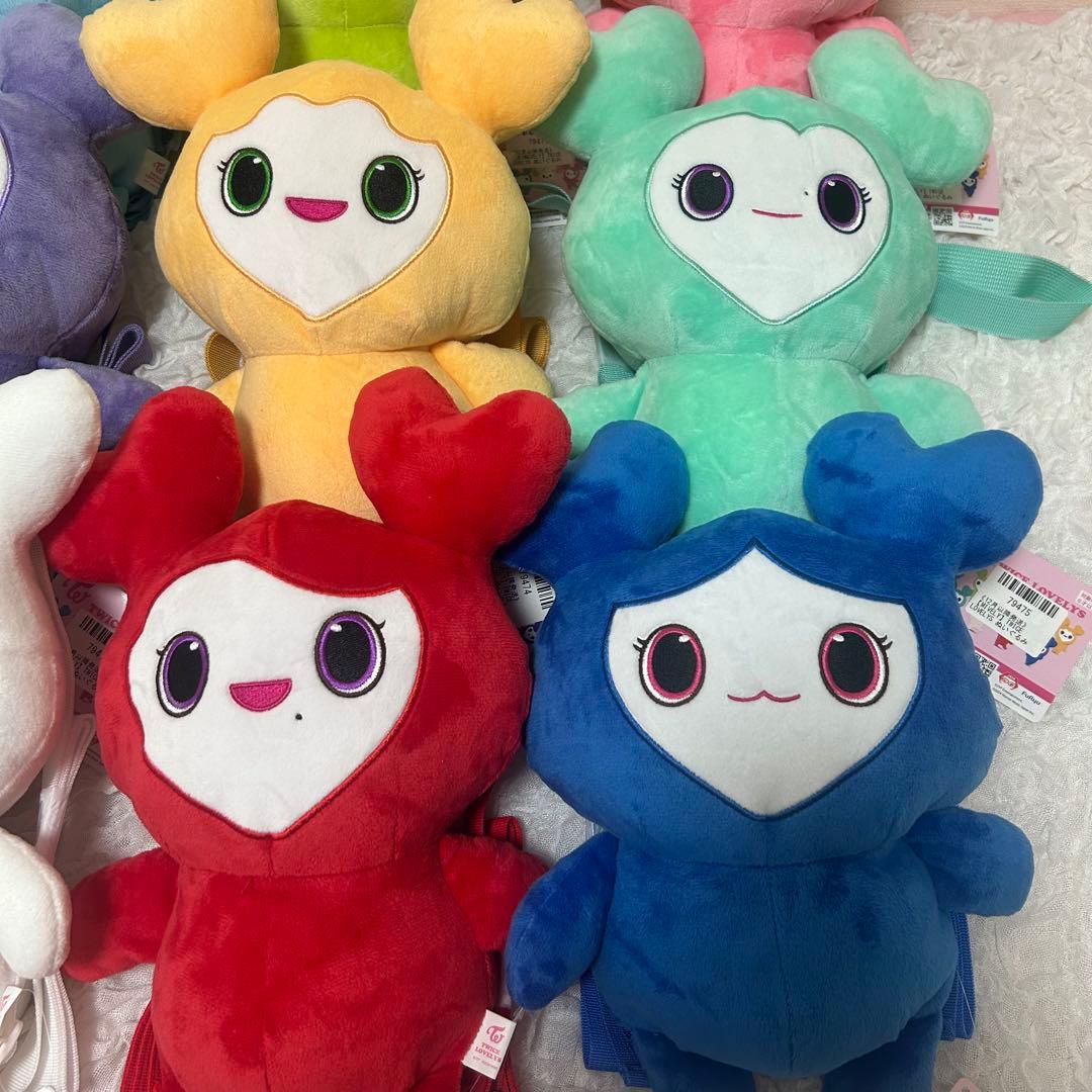 TWICE LOVELYS ぬいぐるみリュック～GiGO限定～ 9体コンプセット