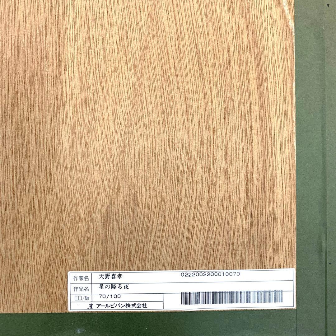 天野喜孝　リトグラフ　星の降る夜　アールビバン　70/100 サイン入り　美品