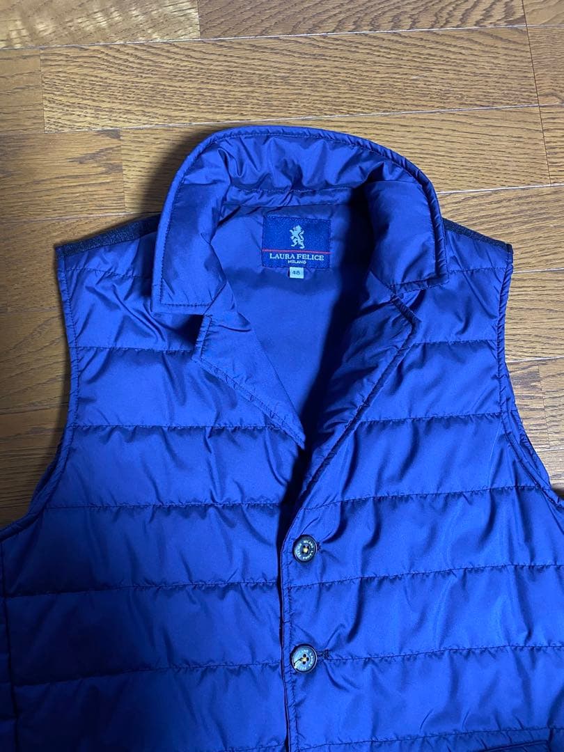 中綿ベスト ラウラフィリーチェ ゴルフ 切替デザイン