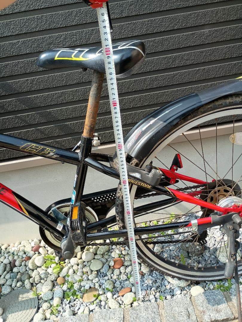 ブリヂストン ジュニア自転車 レッド/ブラック