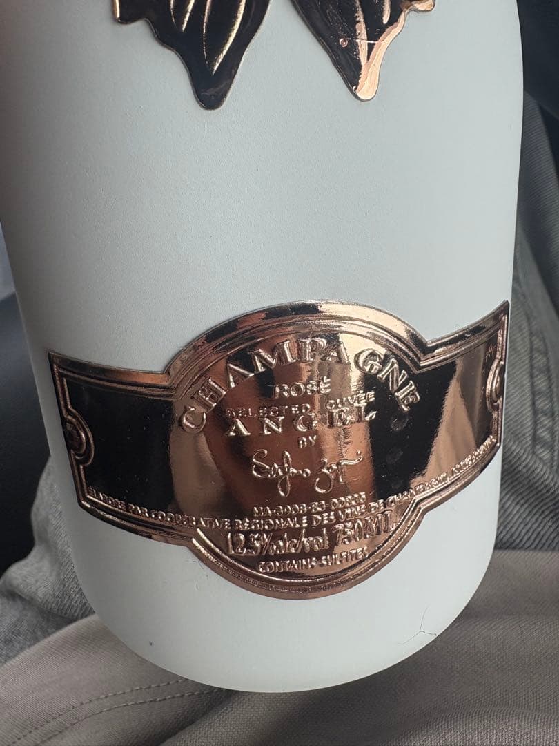 エンジェル シャンパン ロゼ ホワイト 750ml 1本 箱付き 新品 未開栓