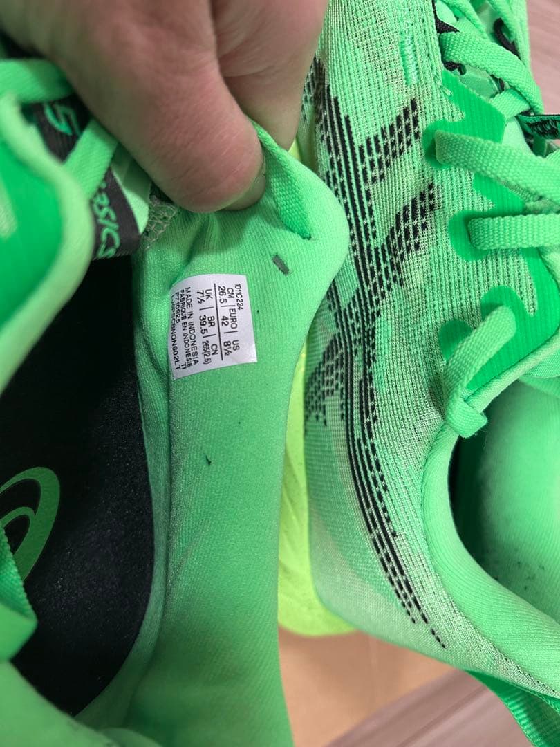 ASICS NOVABLAST 5 駅伝パック 26.5cm 使用20km