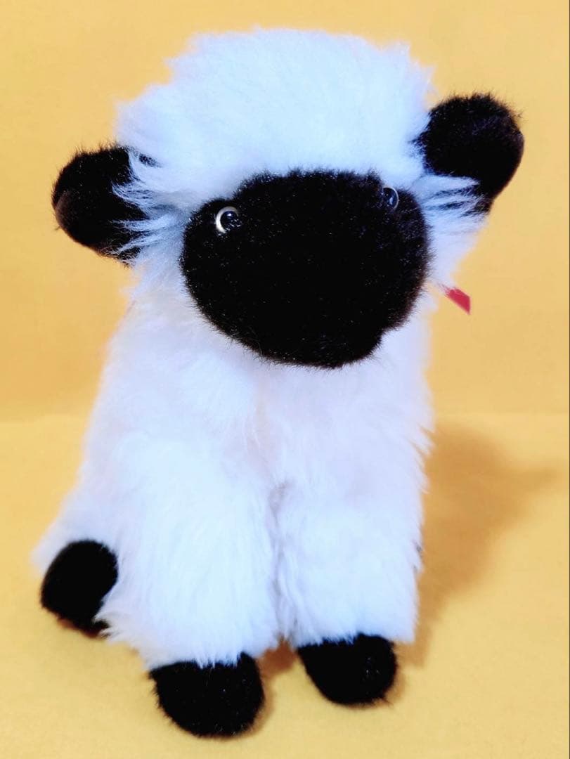 1980年代製モンスイユ羊人形ぬいぐるみMONSEUIL昭和レトロ動物フィギア