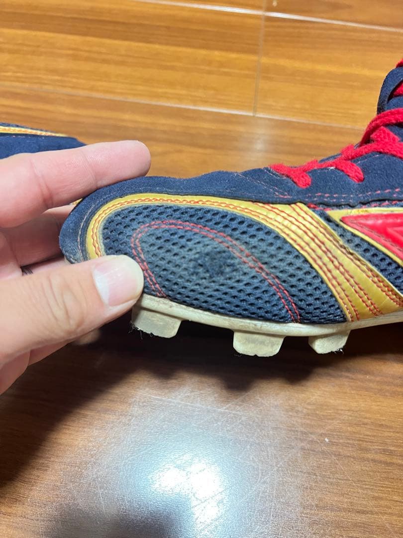 SSK スパイク　プロエッジ　ネイビー×ゴールド　28.5cm