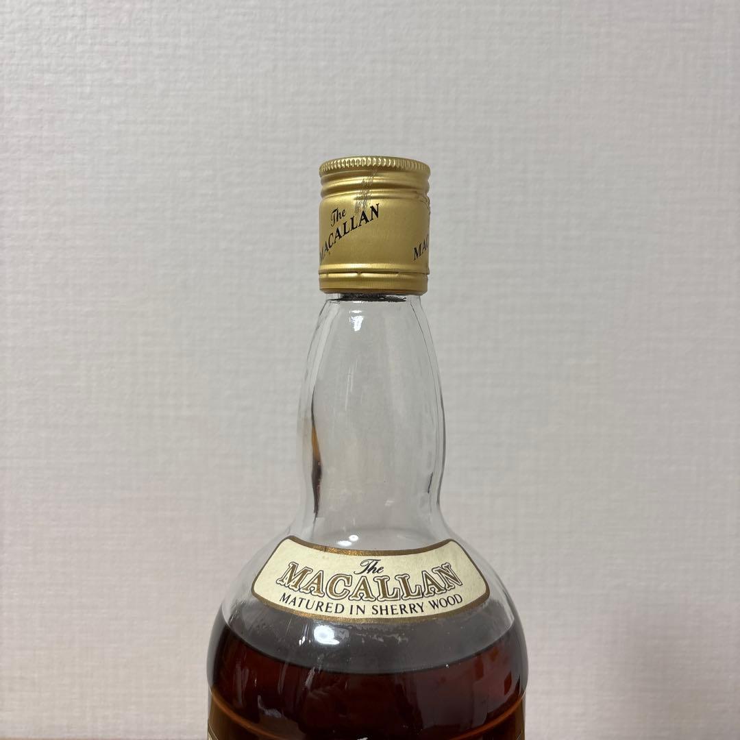 マッカラン12年　1L 旧ボトル　金属キャップ　未開封　液面低い　古酒