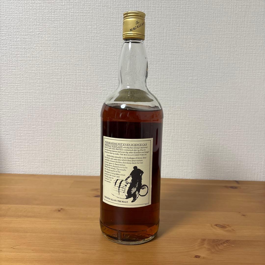 マッカラン12年　1L 旧ボトル　金属キャップ　未開封　液面低い　古酒