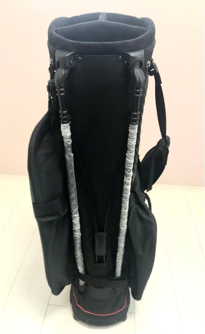 Titleist プレミアムスタンドキャディバッグ　タイトリストブラック／レッド