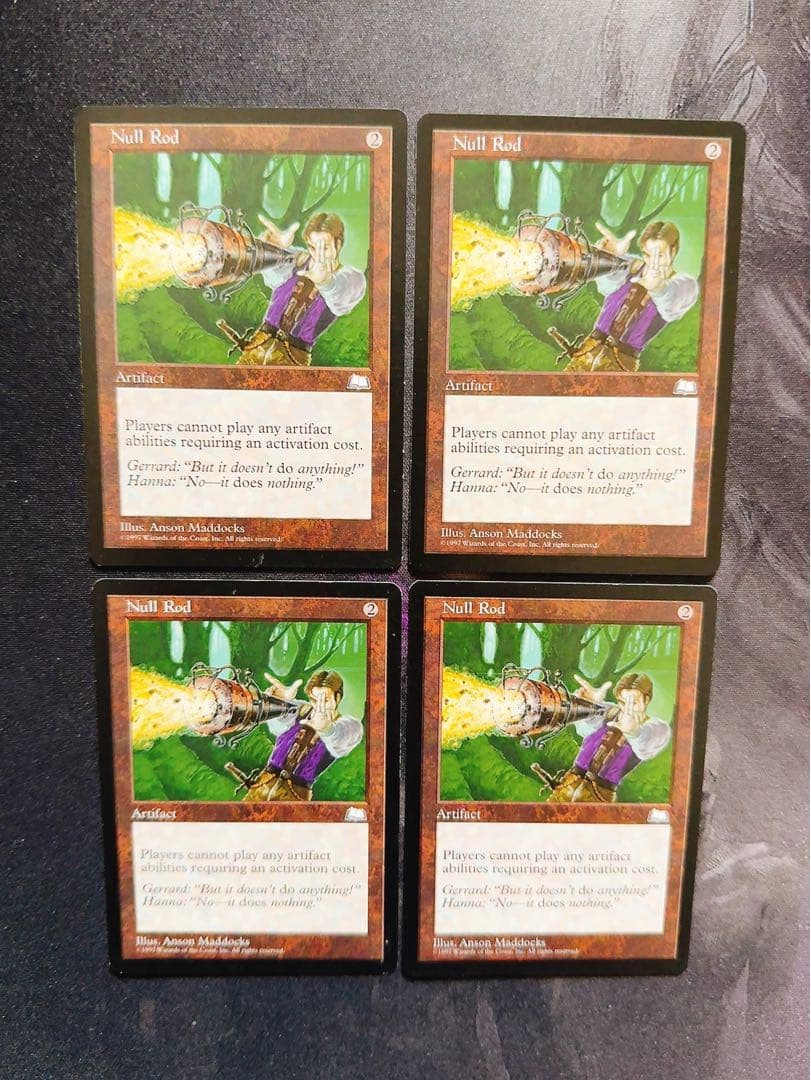 無のロッド　英語　4枚セット