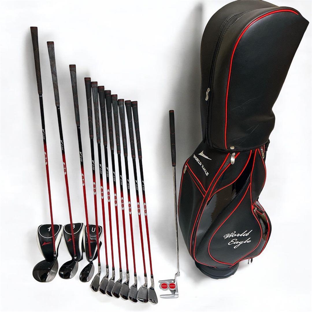 ワールドイーグル メンズゴルフクラブ フルセット キャディバッグ付　WE-510