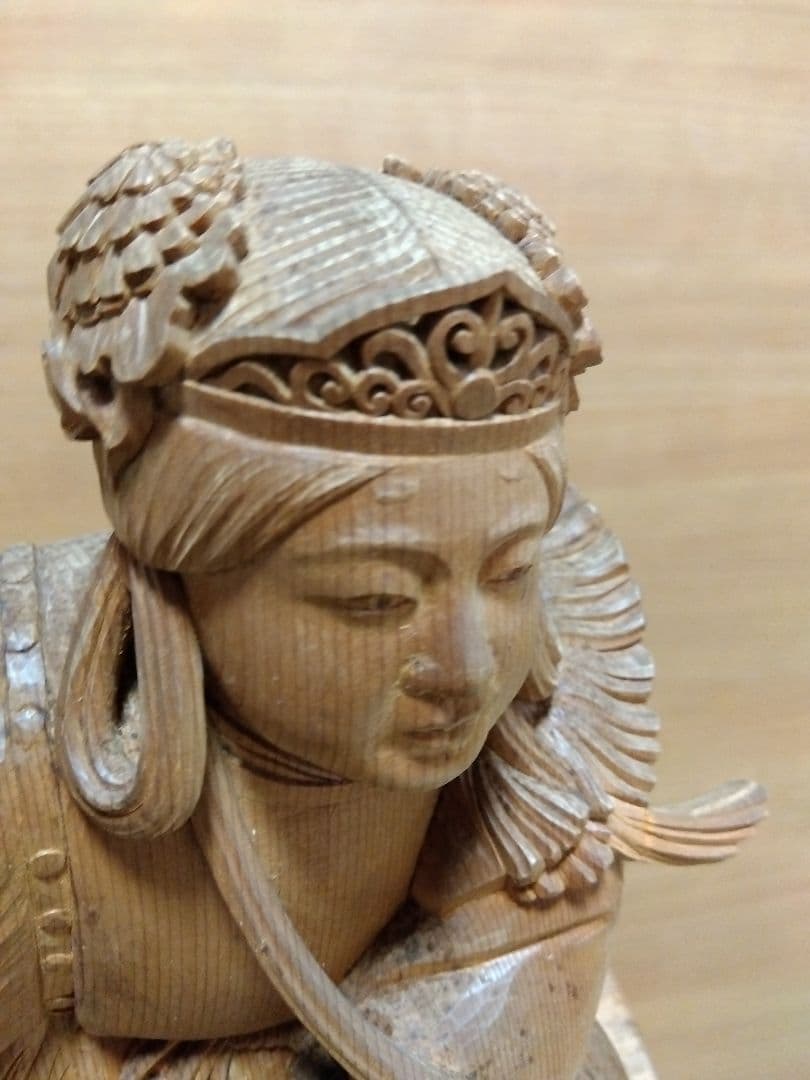 木製伝統人形 彫刻　童子舞　内藤光石作