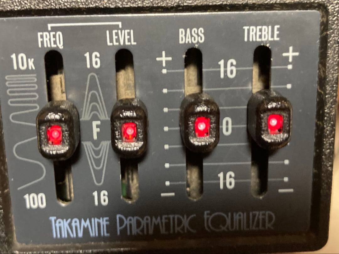 完全動作品 TAKAMINE 赤プリ NPT 初期型 プリアンプ タカミネ 廃盤